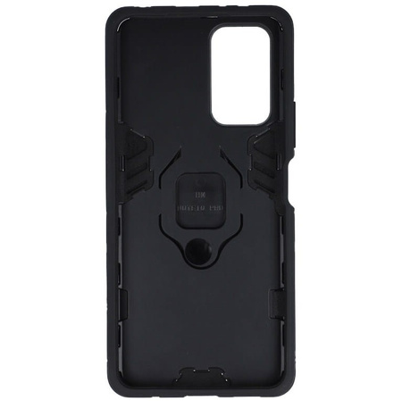 Etui Bizon Case Armor Ring do Xiaomi Redmi Note 10 Pro, czarne