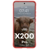 Pancerne etui Bizon Case Tur do Vivo X200 Pro, czerwone