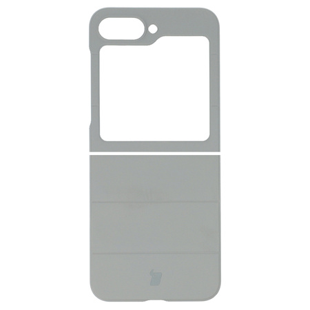 Pancerne etui Bizon Case Tur do Galaxy Z Flip7 FE / Z Flip6, jasnoszare