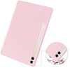 Etui Bizon Case Tab Lizard do Galaxy Tab S9 FE Plus, różowe