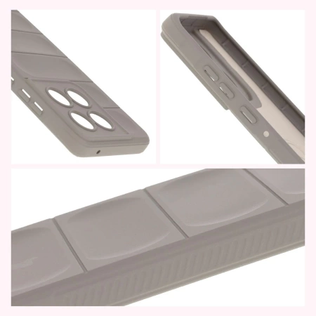 Pancerne etui Bizon Case Tur do Motorola Edge 60 / 60 Fusion, jasnoszare