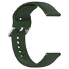 Pasek silikonowy do smartwatcha, Bizon Strap Watch Silicone Pro N, Quick Release 22 mm, ciemnozielony