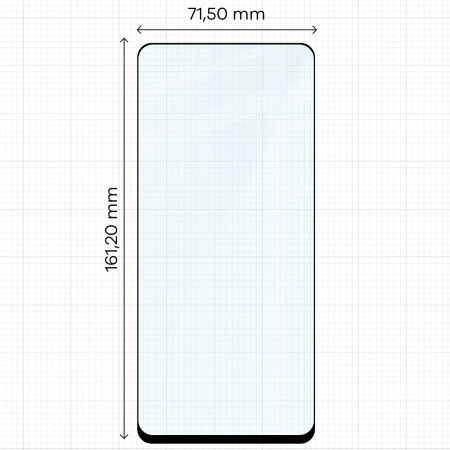 Szkło hartowane Bizon Glass Edge Duo do Galaxy XCover 7 Pro / 6 Pro, czarna ramka, 2 sztuki