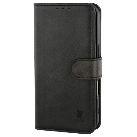 Etui z klapką Bizon Case Pocket do iPhone 17, czarne