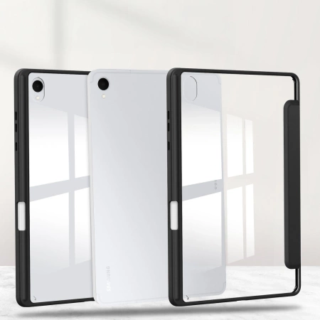 Etui z klapką Bizon Case Tab Clear Matt do Galaxy Tab S11, czarne