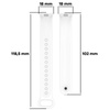 Silikonowy pasek Bizon Strap Watch Dots do Xiaomi Smart Band 10 / 9 / 9 NFC / 8, biały
