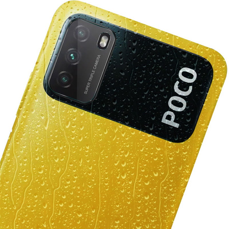 2x Szkło + szybka na aparat Bizon Edge Pack do  Xiaomi Poco M3