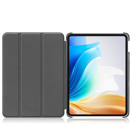 Etui Bizon Case Tab Croc do Oppo Pad Neo, ciemnozielone