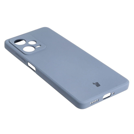 Etui Bizon Case Silicone Sq do Xiaomi Redmi Note 12 Pro 5G, szare