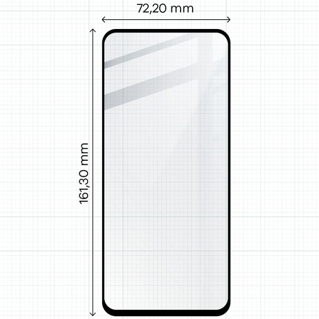 Szkło hartowane Bizon Glass Edge 2 do Realme C67 4G