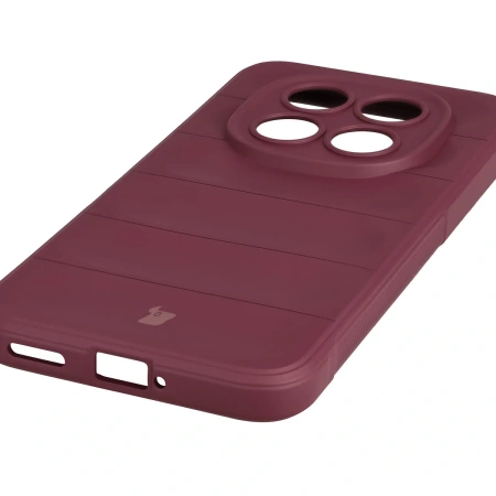 Pancerne etui Bizon Case Tur do Xiaomi Redmi Note 15 Pro Plus 5G / POCO M8 Pro 5G, burgundowe