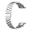Pasek ze stali nierdzewnej do smartwatcha, Bizon Strap Watch Aura, QuickFit 22 mm, srebrny