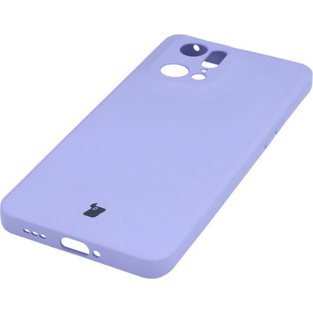 Etui Bizon Case Silicone do Oppo Find X5 Pro, jasnofioletowe