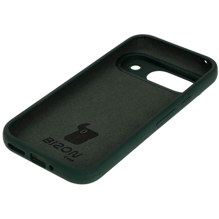 Silikonowe etui Bizon Soft Case do Google Pixel 9, ciemnozielone