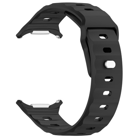 Silikonowy pasek Bizon Strap Watch Silicone G do Galaxy Watch Ultra 2 / 1, czarny