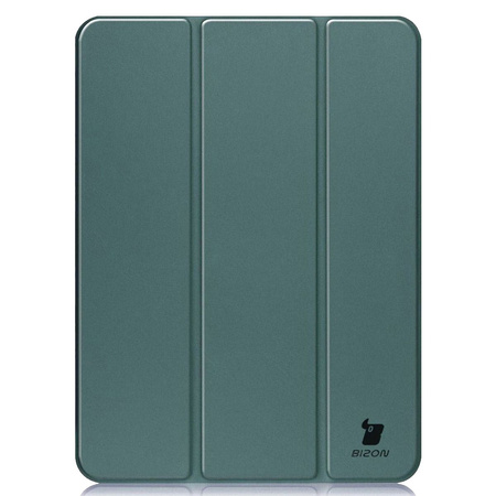 Etui Bizon Case Tab Clear Matt do iPad Pro 13" 2025 / 2024, ciemnozielone