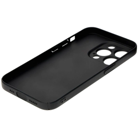 Etui Bizon Case Łupka do iPhone 14 Pro, czarne