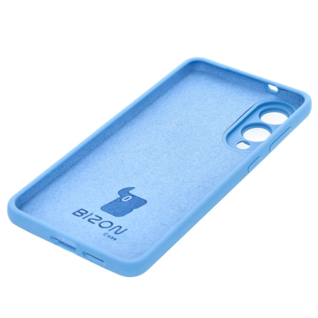 Silikonowe etui Bizon Soft Case do Galaxy S25 Edge, niebieskie