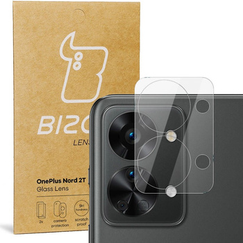 Szkło na aparat Bizon Glass Lens dla OnePlus Nord 2T, 2 sztuki