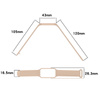 Etui z paskiem Bizon Strap + Case Watch Dots do Xiaomi Redmi Smart Band 2 / Xiaomi Mi Band 8 Active, jasnoróżowe