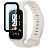 Szkło hybrydowe Bizon Glass Watch Edge Hybrid dla Xiaomi Smart Band 9 Active / Redmi Smart Band 3, czarne