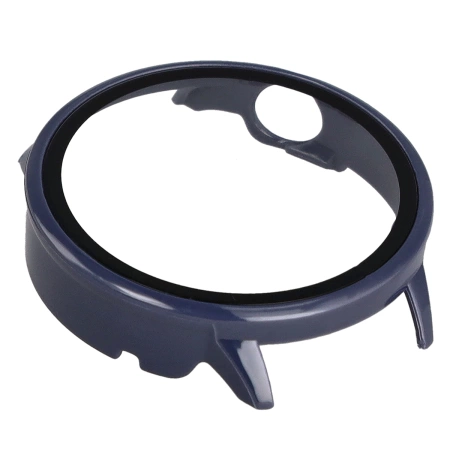 Etui ze szkłem do zegarka Bizon Case+Glass Watch do OnePlus Watch 3 43 mm, niebieskie