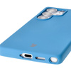 Silikonowe etui Bizon Soft Case do Galaxy S25 Ultra, ciemnoniebieskie