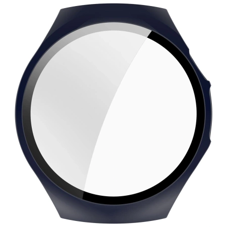Etui ze szkłem do zegarka Bizon Case+Glass Watch do Huawei Watch 5 46 mm, niebieskie
