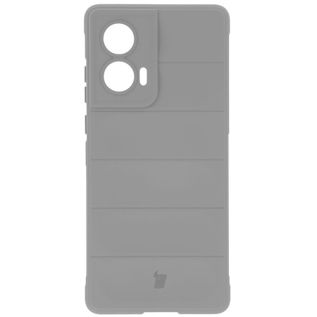 Pancerne etui Bizon Case Tur do Motorola Edge 50 Fusion, jasnoszare