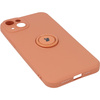 Etui Bizon Case Silicone Ring Sq do iPhone 14 Plus, pomarańczowe