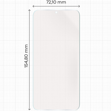 Folia matowa Bizon Glass Film Sun do Galaxy S25 Plus, 2 sztuki