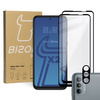 Szkło hartowane Bizon Glass Edge - 2 sztuki + ochrona na obiektyw, Moto G31/ G41