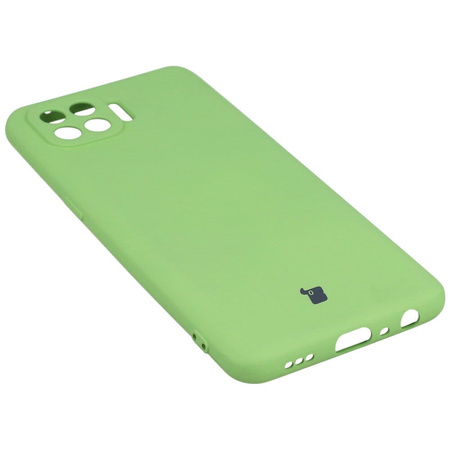 Etui Bizon Case Silicone do Oppo Reno 4 Lite, jasnozielone