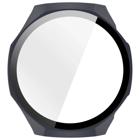 Etui ze szkłem do zegarka Bizon Case+Glass Watch do Huawei Watch GT6 Pro 46 mm, niebieskie