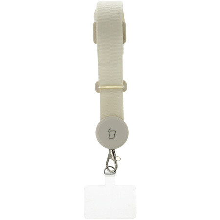 Smyczka do telefonu Bizon Accessories Leash Dragonfly, beżowa