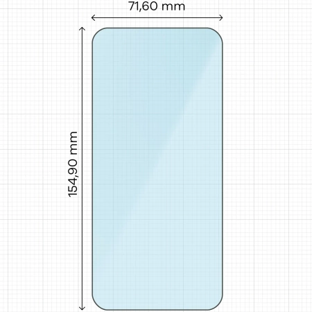 Szkło ochronne 2.5D Bizon Smart Glass do iPhone 16 Plus, 3 sztuki