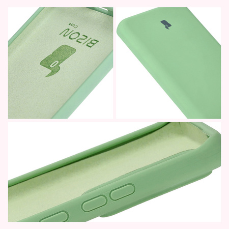 Silikonowe etui Bizon Soft Case do Motorola Edge 40 Neo, jasnozielony