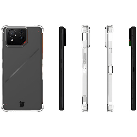 Elastyczne etui Bizon Case Salpa do Asus ROG Phone 9 / 9 Pro, przezroczyste