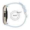 Silikonowy pasek Bizon Strap Watch Silicone T do Huawei Watch 5 46 mm, jasnoniebieski