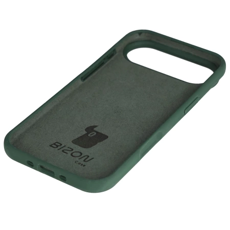 Silikonowe etui Bizon Soft Case do iPhone Air, ciemnozielone