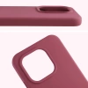 Silikonowe etui Bizon Soft Case do Xiaomi 15T, ciemnofioletowe