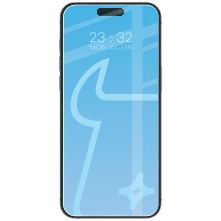 Szkło hartowane Bizon Glass Clear Duo do iPhone 17 Pro Max, 2 sztuki