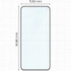 Szkło hartowane Bizon Glass Edge Duo do Xiaomi 12T / 12T Pro, czarna ramka, 2 sztuki
