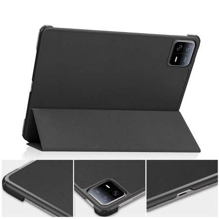 Etui Bizon Case Tab Croc do Xiaomi Pad 6 / Pad 6 Pro, czarne