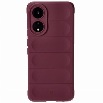 Pancerne etui Bizon Case Tur do Oppo A78 4G, burgundowe