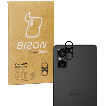 Szkło na aparat Bizon Glass Silk Lens do Xperia 5 V, 2 sztuki