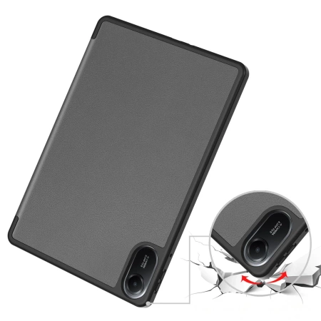 Etui z klapką Bizon Case Tab Lizard do Xiaomi Redmi Pad 2, szare