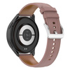 Pasek skórzany do smartwatcha, Bizon Strap Watch Casual, Quick Release 22 mm, pudrowy róż