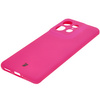 Silikonowe etui Bizon Soft Case do Motorola Edge 50 Pro, neonowo-różowe