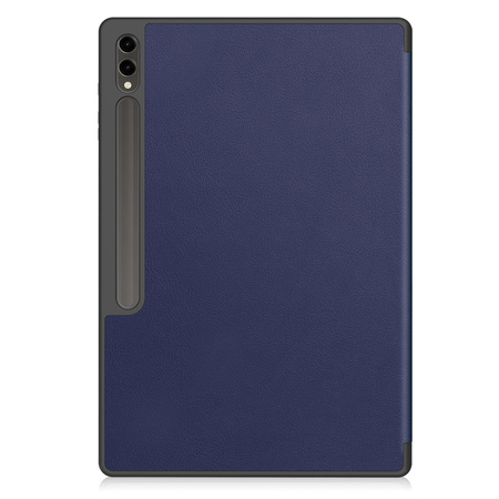 Etui Bizon Case Tab Lizard do Galaxy Tab S10 Ultra / S9 Ultra, granatowe